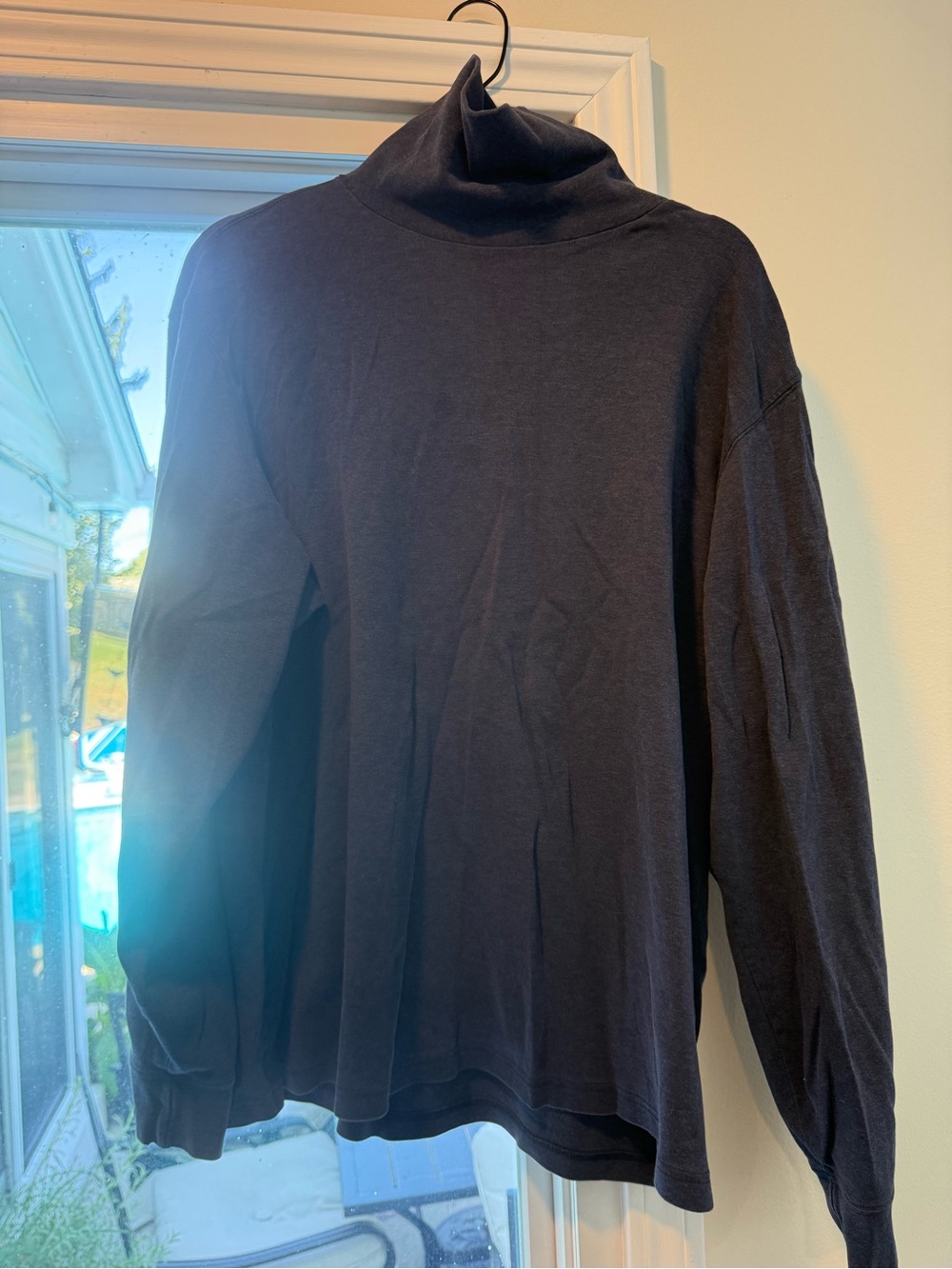 Lands' End Men's Dark Navy Turtleneck Sweater